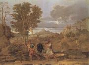 Poussin, Autumn or the Grapes from the Promised Land (mk05)