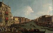 Canaletto Regata sul Canal Grande (mk21) Germany oil painting reproduction