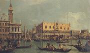 Canaletto La Piazzetta e il Palazzo Kucale dal bacino di S.Marco (mk21) France oil painting reproduction