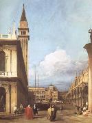 Canaletto The Piazzetta towards the Torre dell'Orologio (mk25) Spain oil painting reproduction