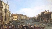 Canaletto A Regatta on the Grand Canal (mk25) USA oil painting reproduction
