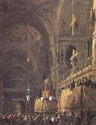 Canaletto, Interior of San Marco (mk25)