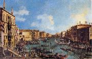 Canaletto, Regatta on the Canale Grande