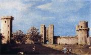 Canaletto, The Courtyard of the Castle of Warwick