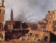 Canaletto, Venice:Campo San Vital and Santa Maria della Carita