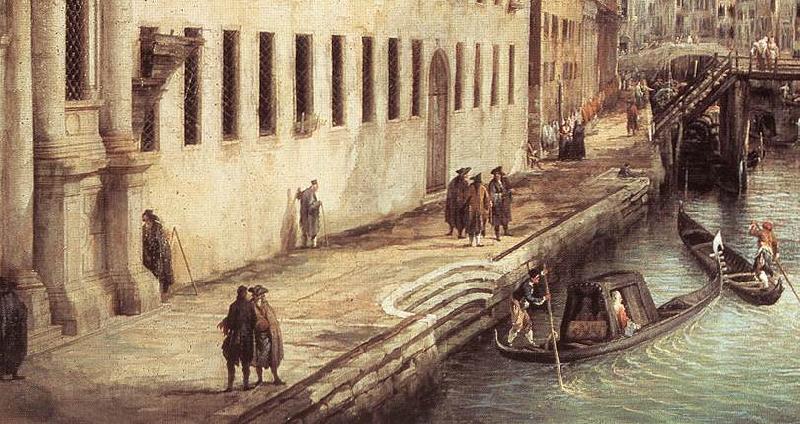 Canaletto Rio dei Mendicanti (detail) s Spain oil painting art