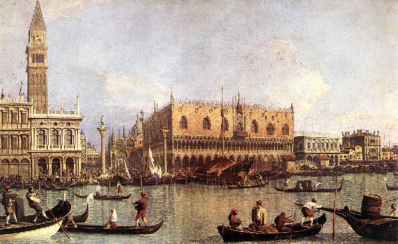 Canaletto Palazzo Ducale and the Piazza di San Marco Spain oil painting art