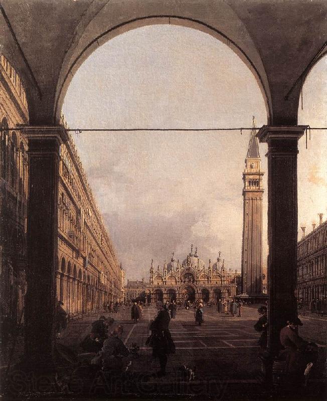 Canaletto Piazza San Marco: Looking East from the North-West Corner f Spain oil painting art