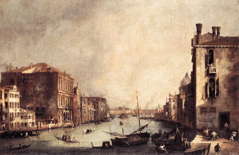 Canaletto Rio dei Mendicanti: Looking South Norge oil painting art