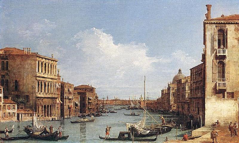 Canaletto The Grand Canal from Campo S. Vio towards the Bacino fdg France oil painting art