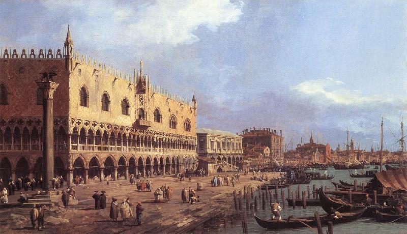 Canaletto Riva degli Schiavoni: Looking East df Spain oil painting art