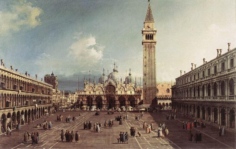 Canaletto Piazza San Marco with the Basilica fg Spain oil painting art