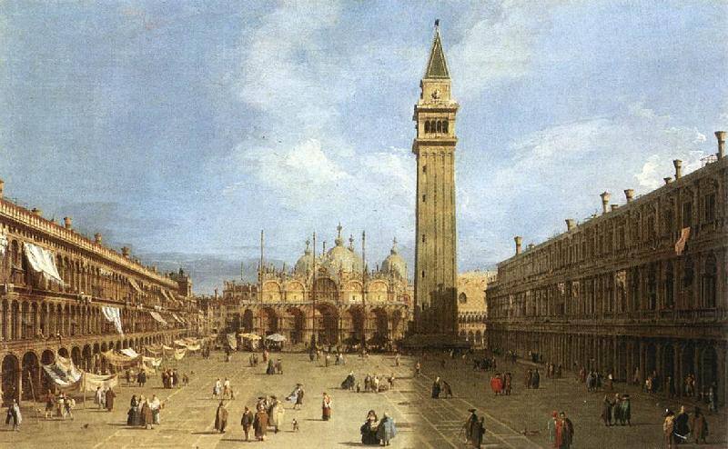 Canaletto Piazza San Marco f Spain oil painting art