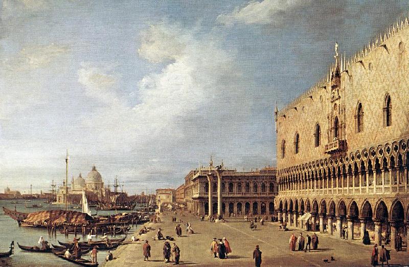 Canaletto View of the Ducal Palace f Norge oil painting art
