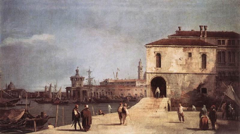 Canaletto The Fonteghetto della Farina Norge oil painting art