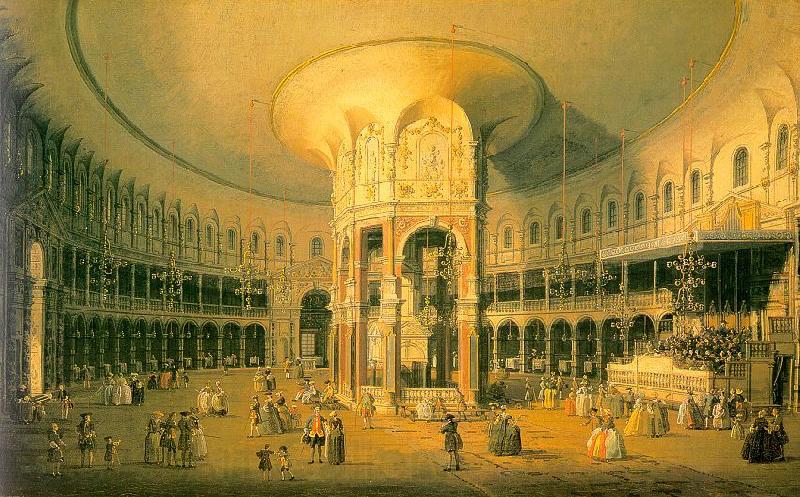 Canaletto Ranelagh, the Interior of the Rotunda Spain oil painting art