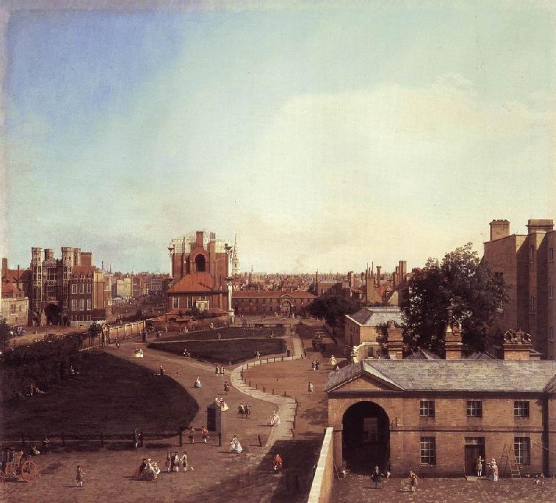 Canaletto London: Whitehall and the Privy Garden from Richmond House f Germany oil painting art