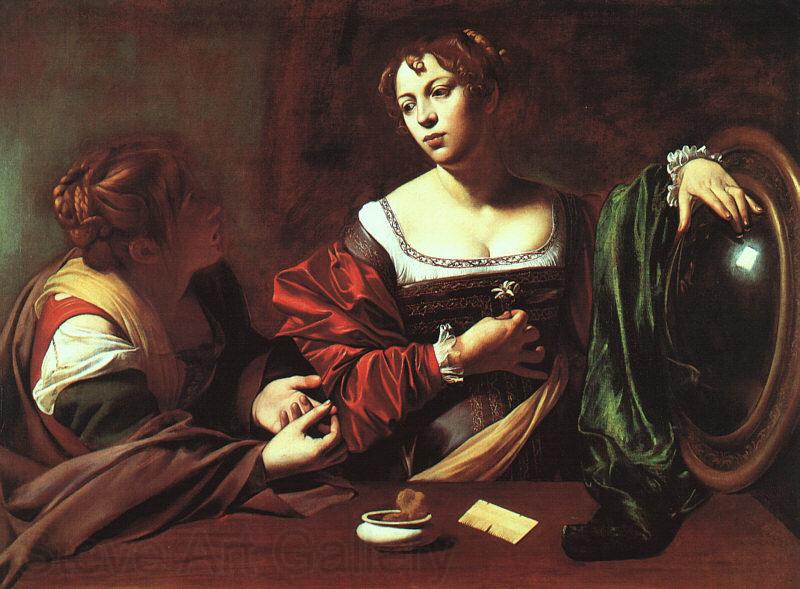 Caravaggio Martha and Mary Magdalene Germany oil painting art