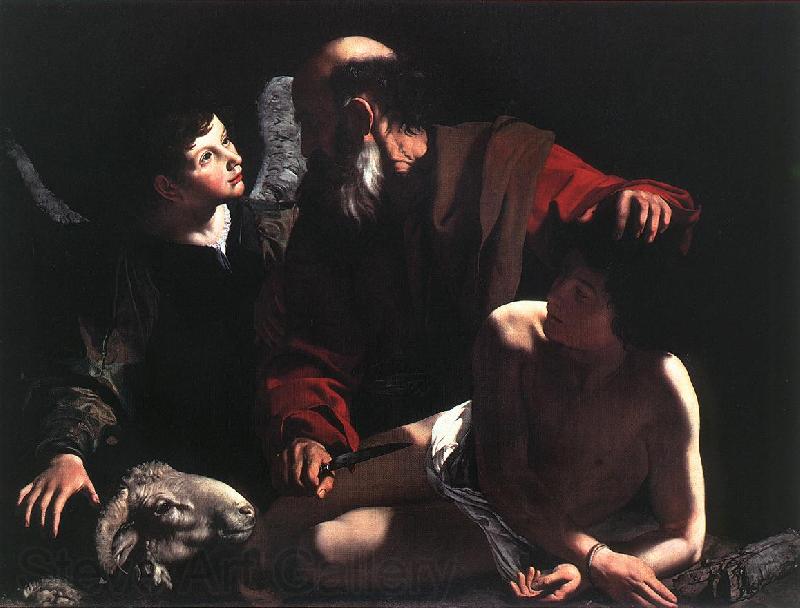 Caravaggio The Sacrifice of Isaac Spain oil painting art