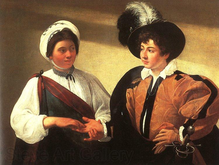 Caravaggio The Fortune Teller France oil painting art