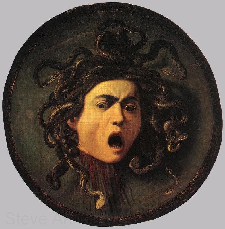 Caravaggio Medusa  gg Norge oil painting art