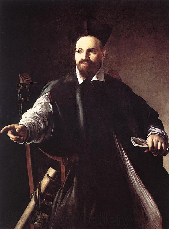 Caravaggio Portrait of Maffeo Barberini kk Norge oil painting art