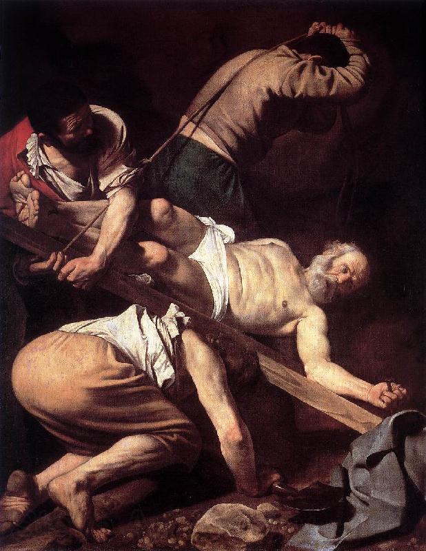 Caravaggio The Crucifixion of Saint Peter  fd France oil painting art