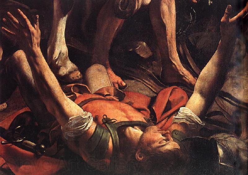 Caravaggio The Conversion on the Way to Damascus (detail) Norge oil painting art