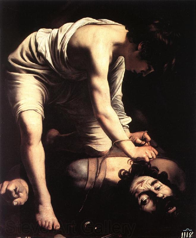Caravaggio David fgfd France oil painting art