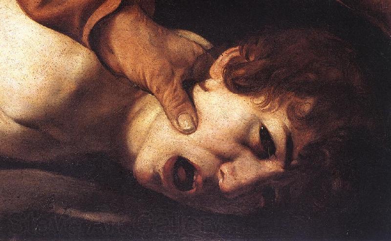 Caravaggio The Sacrifice of Isaac (detail) dsf Spain oil painting art