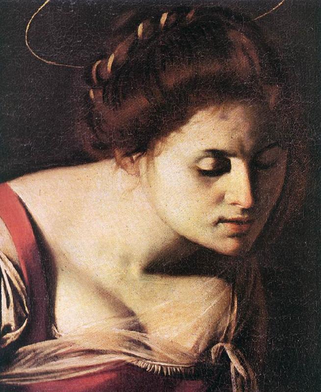 Caravaggio Madonna Palafrenieri (detail) f France oil painting art