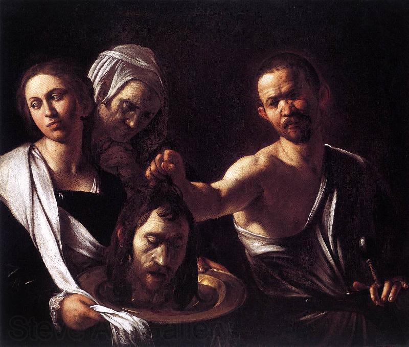 Caravaggio Salome with the Head of St John the Baptist fg Norge oil painting art