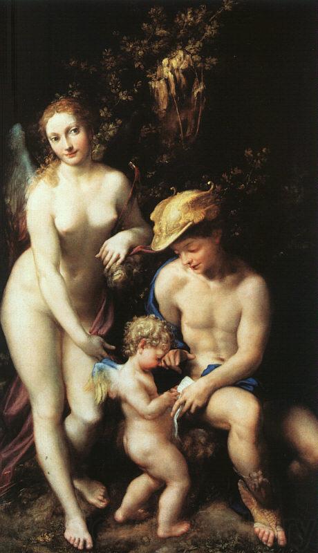 Correggio The Education of Cupid France oil painting art