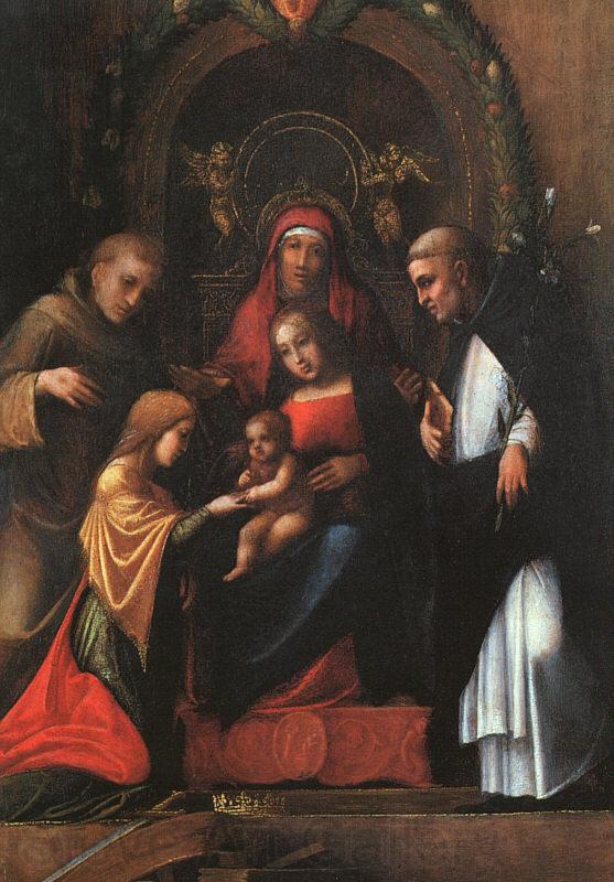Correggio The Mystic Marriage of St.Catherine Germany oil painting art