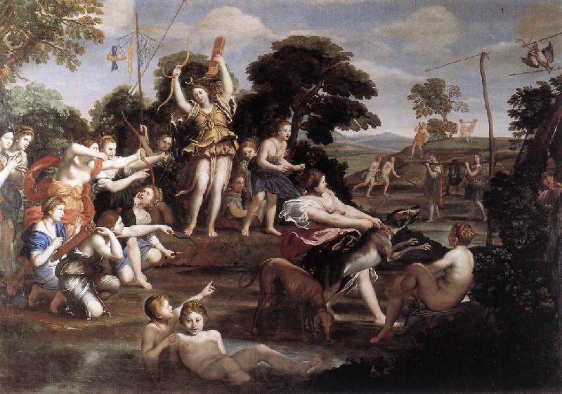 Domenichino Diana and her Nymphs d Norge oil painting art