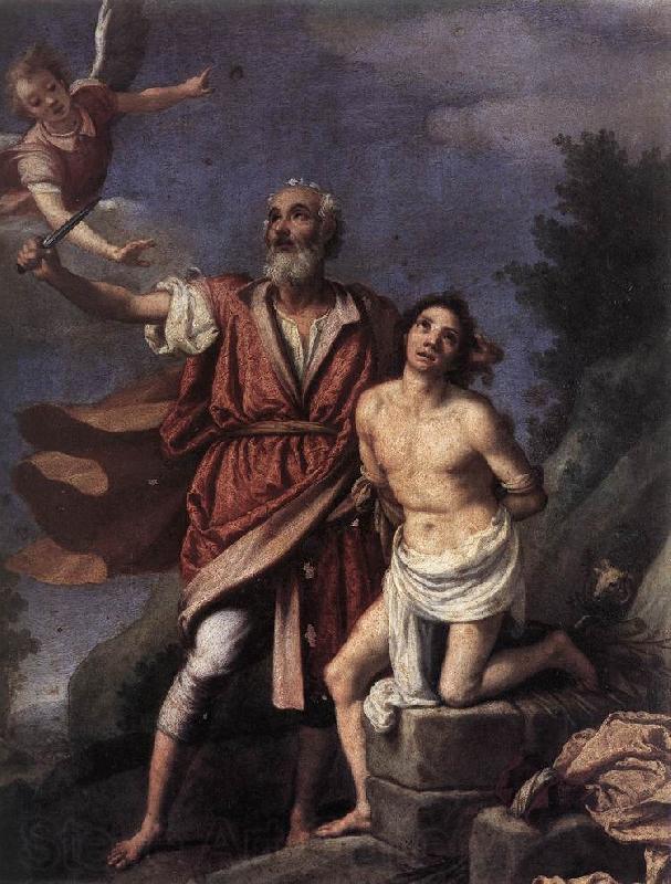 EMPOLI Sacrifice of Isaac sd Spain oil painting art