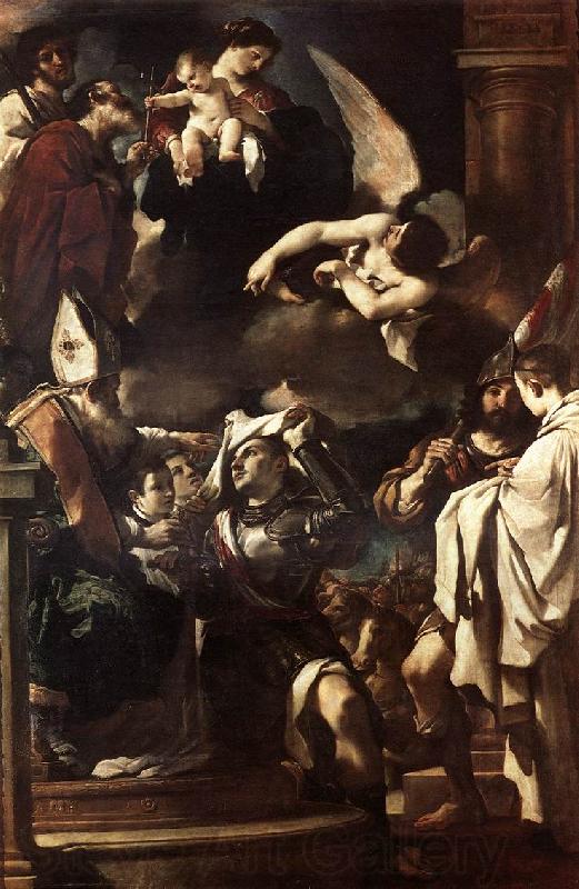 GUERCINO St William of Aquitaine Receiving the Cowln  ngb Norge oil painting art
