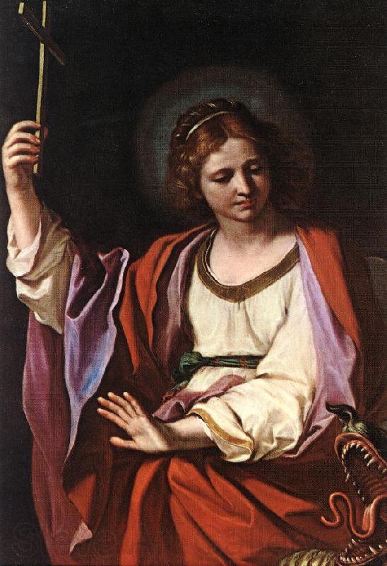 GUERCINO St Marguerite sdg Spain oil painting art
