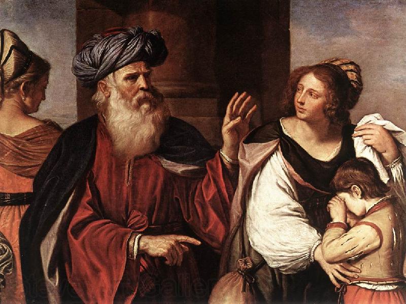 GUERCINO Abraham Casting Out Hagar and Ishmael sg