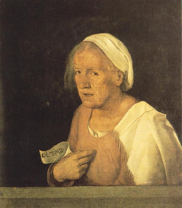 Giorgione Old Woman dhjd France oil painting art