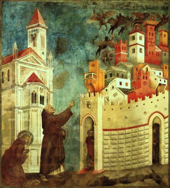 Giotto The Devils Cast Out of Arezzo Spain oil painting art