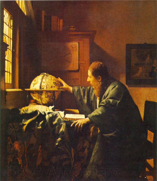 JanVermeer The Astronomer France oil painting art