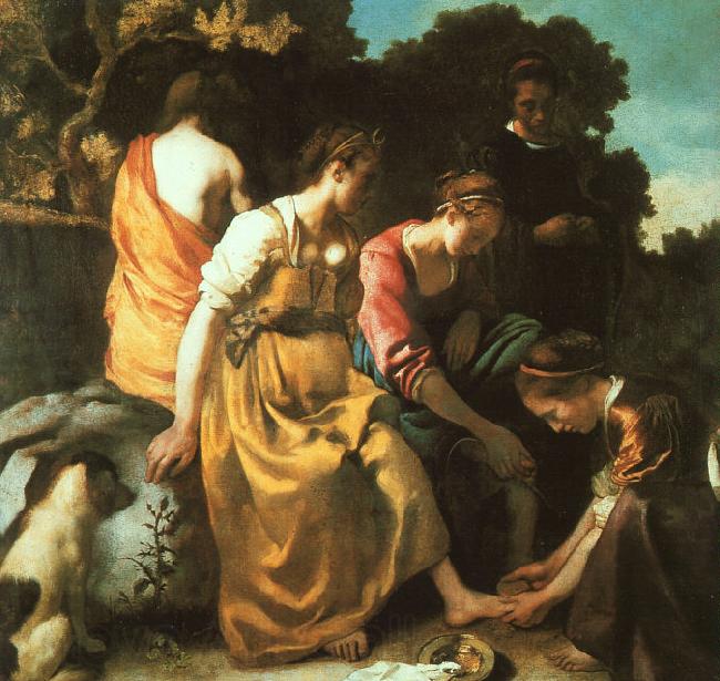 JanVermeer Diana and her Companions France oil painting art