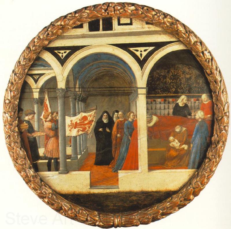MASACCIO The Holy Trinity with Virgin and St. John, Spain oil painting art