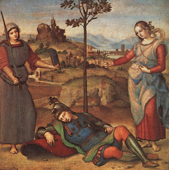 Raphael The Knights Dream Spain oil painting art