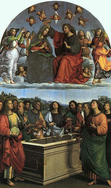 Raphael Coronation of the Virgin France oil painting art
