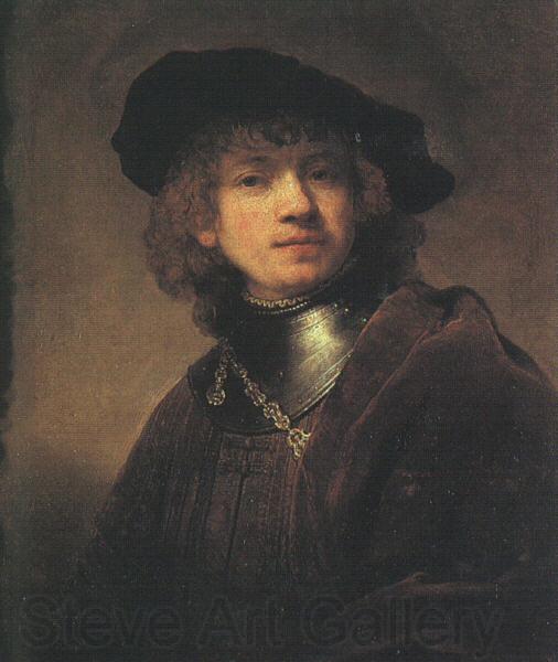 Rembrandt Self Portrait as a Young Man Norge oil painting art
