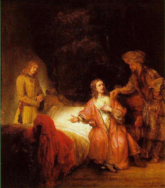 Rembrandt Joseph Accused by Potiphar's Wife Norge oil painting art