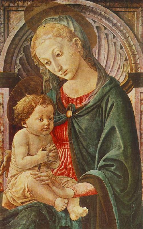 PESELLINO Madonna with Child (detail) fsgf France oil painting art