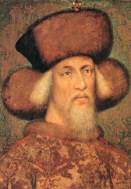 PISANELLO Portrait of Emperor Sigismund of Luxembourg iug France oil painting art